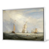 TURNER, Joseph Mallord William,Helvoetsluys; the City of Utrecht,Going to Sea,large wall art,framed wall art,canvas wall,large canvas,M5057