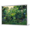 Thorvald Erichsen,Wooded Landscape,Green forest art, tropical rain forest,large wall art,framed wall art,canvas wall art,large canvas,M5053