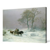 Thomas Sidney Cooper,The wintry road to market,large wall art,framed wall art,canvas wall art,large canvas, M5047