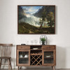 Thomas Fearnley,The Grindelwald Glacier,large wall art,framed wall art,canvas wall art,large canvas,M5033