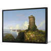Thomas Cole,Italian Coast Scene with Ruined Tower,large wall art,framed wall art,canvas wall art,large canvas,M5022