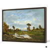 Theodore Rousseau,the Farm ,cottage At The Edge Of A Marsh,large wall art,framed wall art,canvas wall art,large canvas,M5013