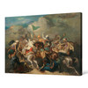 Theodore Chasseriau,Battle Of Arab Horsemen Around A Standard,large wall art,framed wall art,canvas wall art,large canvas,M5012