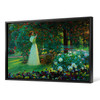 Josef Schusser, Evening in May,Woman in the garden,canvas print,canvas art,canvas wall art,large wall art,framed wall art,p1976