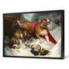 Sir Edwin Landseer,Alpine Mastiffs Reanimating a Distressed Traveler,large wall art,framed wall art,canvas wall art,large canvas,M4987