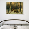 Rosa Bonheur,Wild Boars in the Snow,large wall art,framed wall art,canvas wall art,large canvas,M4965