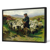Rosa Bonheur,The Highland Shepherd,large wall art,framed wall art,canvas wall art,large canvas,M4964