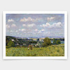 Alfred Sisley,The Valley of the Seine at Saint Cloud,art prints,Vintage art,canvas wall art,famous art prints,V3106