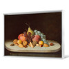 Robert Seldon Duncanson,Still Life with Fruit and Nuts,large wall art,framed wall art,canvas wall art,large canvas,M4952