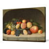 Robert Seldon Duncanson,Fruit Still Life,large wall art,framed wall art,canvas wall art,large canvas,M4951