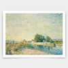 Alfred Sisley,Le Barrage du canal duThe Dam, Loing Canal at Saint-Mammes,art prints,Vintage art,canvas wall art,famous art prints,V3061