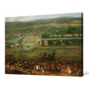 Pierre Denis Martin,View of the Chateau de Fontainebleau,large wall art,framed wall art,canvas wall art,large canvas,M4879
