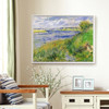 Pierre Auguste Renoir,The Banks of the Seine Champrosay,large wall art,framed wall art,canvas wall art,large canvas,M4866