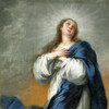 Bartolome Esteban Murillo,The Immaculate Conception, 1680,art prints,Vintage art,canvas wall art,famous art prints,vertical narrow ,V7657