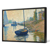 Paul Signac,The Ponton de la Felicite at Asnieres, 1886,large wall art,framed wall art,canvas wall art,large canvas,M4819