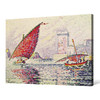 Paul Signac,Fort Saint-jean, Marseilles,large wall art,framed wall art,canvas wall art,large canvas,M4808