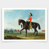 John E Ferneley,Portrait of an Officer of the third Dragoon Guards with Other Members of the Regiment Beyond,art prints,Vintage art,V4398