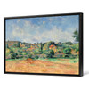 Paul Cezanne,The Bellevue Plain  The Red Earth,large wall art,framed wall art,canvas wall art,large canvas,M4758