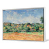 Paul Cezanne,The Bellevue Plain  The Red Earth,large wall art,framed wall art,canvas wall art,large canvas,M4758