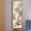 Ren Bonian,Hen And Chicks Paintings,Chinese Flower Print,Vertical Narrow Art,large wall art,framed wall art,canvas wall art,M717