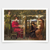 John Melhuish Strudwick,Saint Cecilia,art prints,Vintage art,canvas wall art,famous art prints,V4433