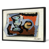 Pablo Picasso,Still Life Glass and Peach,large wall art,framed wall art,canvas wall art,large canvas,M4703
