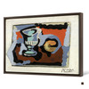 Pablo Picasso,Still Life Glass and Peach,large wall art,framed wall art,canvas wall art,large canvas,M4703