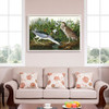 John James Audubon,Night Heron or Qua bird,The Birds of America,canvas print,canvas art,canvas wall art,large wall art,framed wall art,p1894