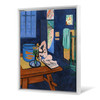 Henri Matisse, Studio With Goldfish,Blue Abstract Art,Canvas Print,Canvas Art,Canvas Wall Art,Large Wall Art,Framed Wall Art,P493