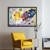 Wassily Kandinsky, Yellow-Red-Blue,Modern Abstract Art,Canvas Print,Canvas Art,Canvas Wall Art,Large Wall Art,Framed Wall Art,P2138