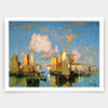 Konstantin Gorbatov,Chioggia, Sailing scenery in coastal towns,art prints,Vintage art,canvas wall art,famous art prints,V4529