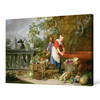 Nicolaas or Nicolaes Muys,A Maid Washing Carrots At A Fountain,large wall art,framed wall art,canvas wall art,large canvas,M4667