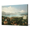 Nicola Antonio Facchinetti,View of Rio de Janeiro Taken from Santa Teresa Hill,large wall art,framed wall art,canvas wall art,canvas,M4665