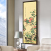 Qu Zhaolin,Camellia and orchid,Chinese Flower Painting,Vertical Narrow Art,large wall art,framed wall art,canvas wall art,M703