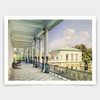 Luigi Premazzi,The Cameron Gallery At Tsarskoye Selo,art prints,Vintage art,canvas wall art,famous art prints,V4581
