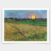 Maria Iakunchikova,moonrise Study For,country Road,art prints,Vintage art,canvas wall art,famous art prints,V4588