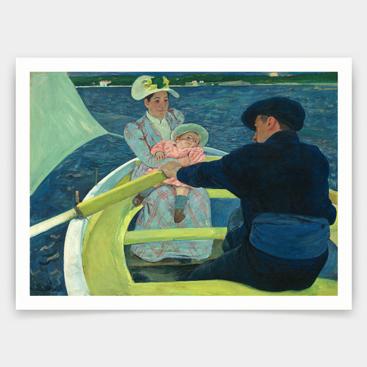 Mary Cassatt,The Boating Party,art prints,Vintage art,canvas wall art,famous art prints,V4605