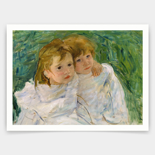 Mary Cassatt,The Sisters,art prints,Vintage art,canvas wall art,famous art prints,V4606