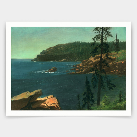 Albert Bierstadt,California Coast,art prints,Vintage art,canvas wall art,famous art prints,V2993