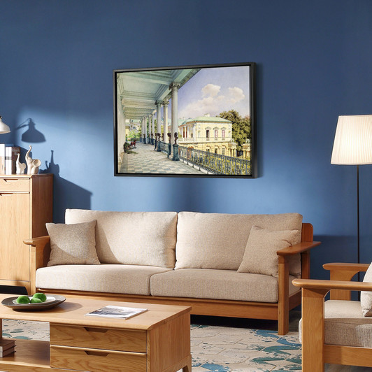 Luigi Premazzi,The Cameron Gallery At Tsarskoye Selo,large wall art,framed wall art,canvas wall art,large canvas,M4581