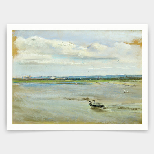 Max Liebermann,After the Rain,art prints,Vintage art,canvas wall art,famous art prints,V4638