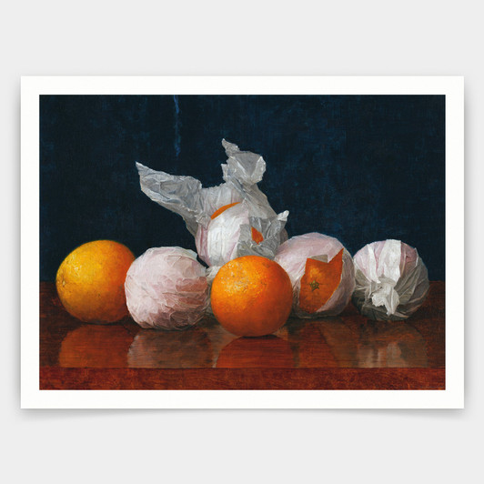 William J. McCloskey,Wrapped Oranges,art prints,Vintage art,canvas wall art,famous art prints,q1505