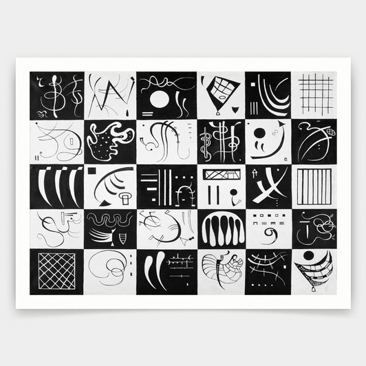 Wassily Kandinsky,Thirty,art prints,Vintage art,canvas wall art,famous art prints,q1494