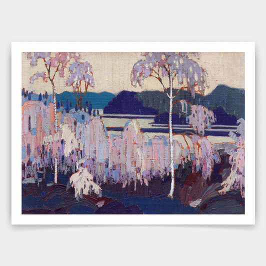 Tom Thomson,After the Sleet Storm 1916,art prints,Vintage art,canvas wall art,famous art prints,q1410