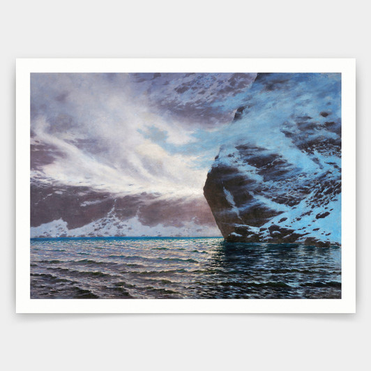 Stanisław Witkiewicz,The Czarny Staw Tarn – Blizzard,art prints,Vintage art,canvas wall art,famous art prints,q1403