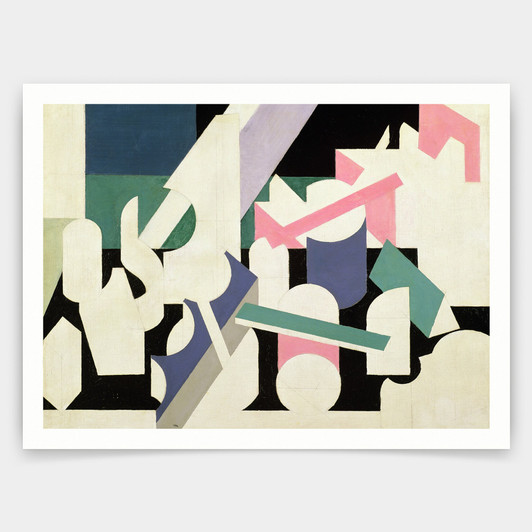 Patrick Henry Bruce,Forms ,Wall Art Abstract,art prints,Vintage art,canvas wall art,famous art prints,V4709