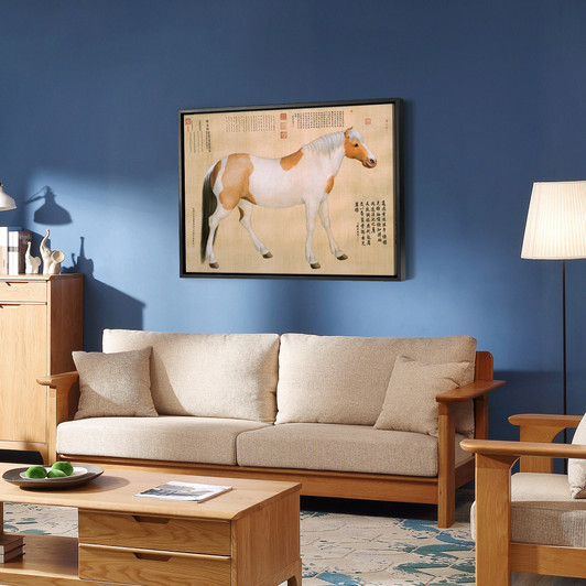 Jgnatius Sickeltart,Chinese Horse Art ii,Horse Wall Art,large wall art,framed wall art,canvas wall art,large canvas,M4349