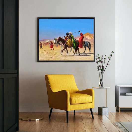 Jean-Leon Gerome,Riders Crossing the Desert, 1870,large wall art,framed wall art,canvas wall art,large canvas,M4345