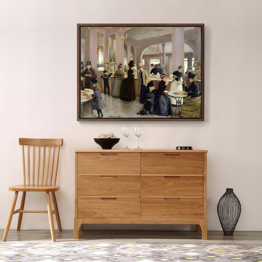 Jean Beraud,La Patisserie,large wall art,framed wall art,canvas wall art,large canvas,M4304