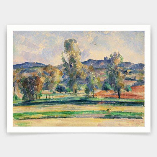 Paul Cezanne,Autumn Landscape,art prints,Vintage art,canvas wall art,famous art prints,V4727
